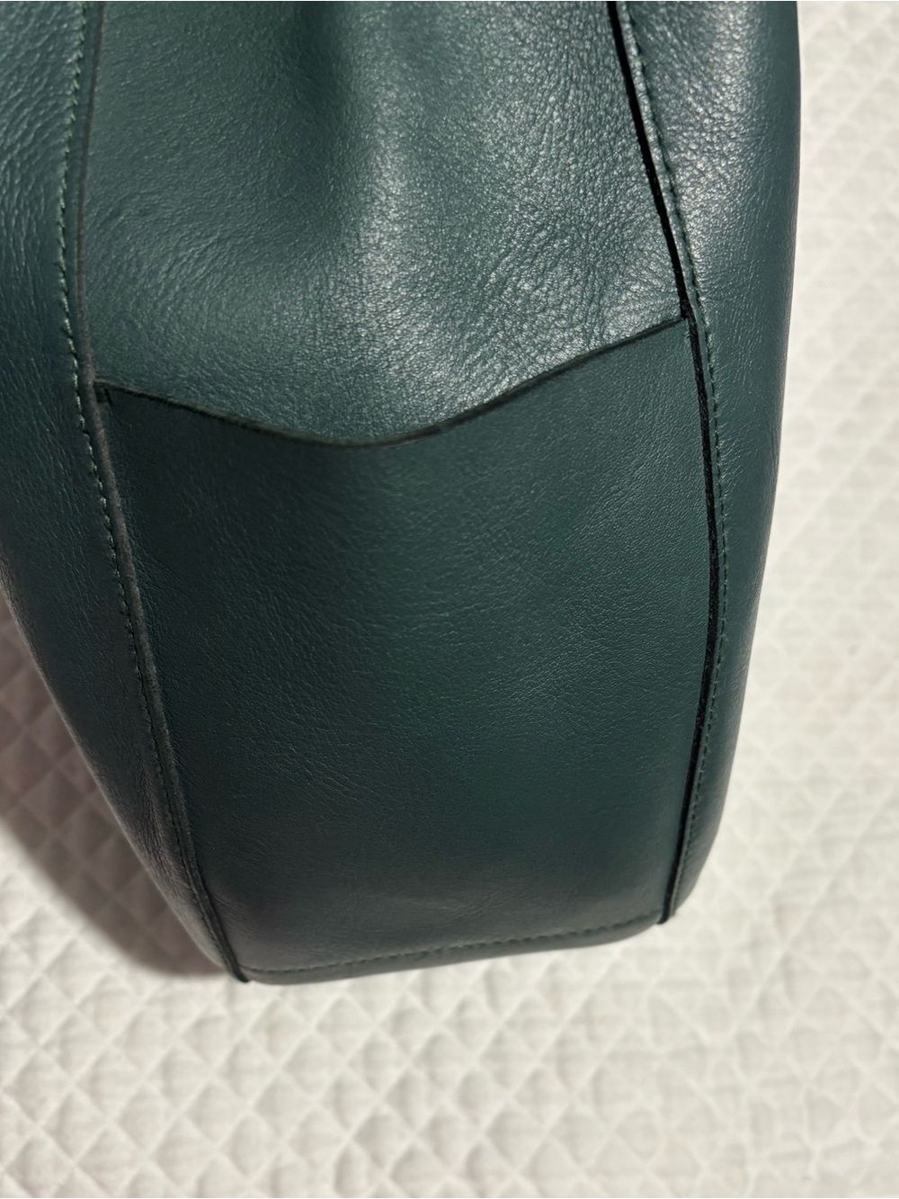 Madewell Dark Teal Leather Hobo-Style Shoulder Bag - Picture 6 of 11